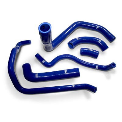 SAMCO SILICONE HOSE KIT BLUE KAWASAKI ZX10R 2008-2010 6 PIECE KIT image