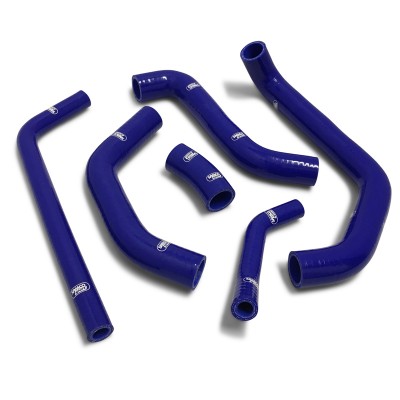 SAMCO SILICONE HOSE KIT BLUE KAWASAKI ZX10R 2011-2015 6 PIECE KIT image