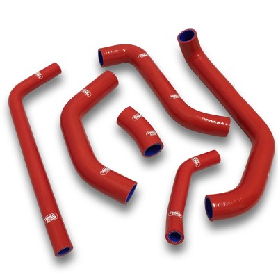 SAMCO SILICONE HOSE KIT RED KAWASAKI ZX10R 2011-2015 6 PIECE KIT image